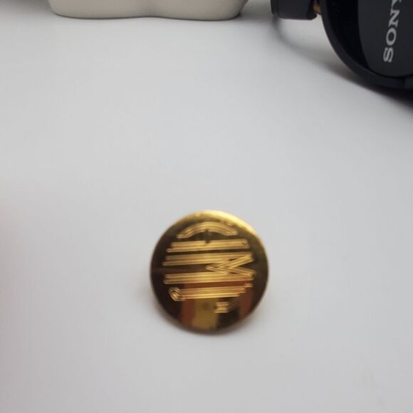 Antique calligraphy button - Picture 2 of 3